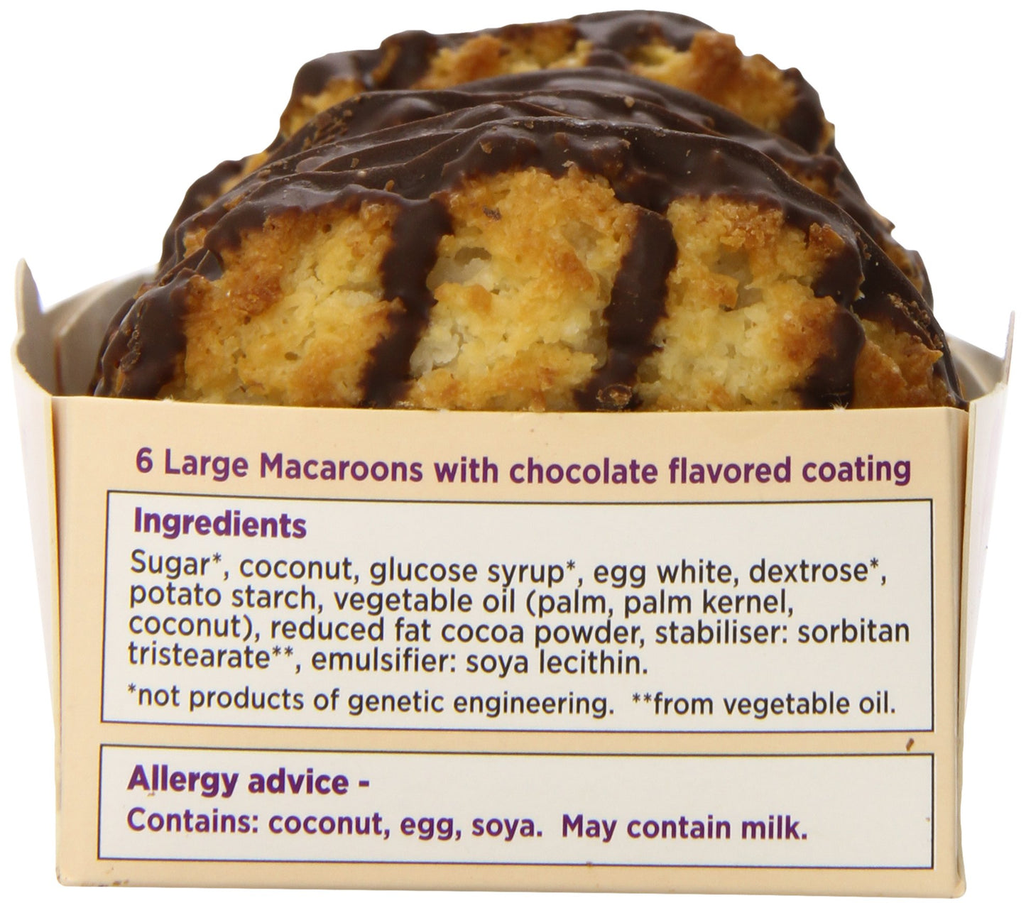 Mrs. Crimbles Chocolate Macaroons, Large, 7.8 Ounce (Pack of 12)