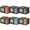 Cafe Don Pedro Variety Pack Arabica Low Acid Coffee Pods - Compatible with Keurig K-cup Coffee Maker, 6 different flavors, 100% Arabica, Battles