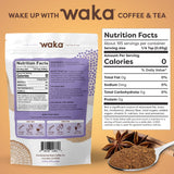 Waka Traditional Chai Tea Powder Mix - Chai Tea Concentrate Sugar Free, Pure Leaves from India, Natural Spices, Unsweetened, No Additives (4.5oz