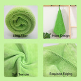 SURPRISE PIE Reusable Thick Microfiber Cleaning Cloths Pastel Kitchen Towels for Window Cleaner, Auto Detailing Supplies Washcloth Polishing Rags