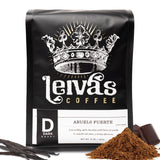 Leiva’s Dark Roast Ground Coffee (8 Oz) - Freshly Roasted, Small Batch Guatemalan Beans - Abuelo Fuerte Coffee Grounds w/Chocolate & Caramel Notes