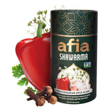 Afia Shawarma Seasoning | Mediterranean Spice Blend for Shawarma, Garlic Sauce (Toum), Flatbreads, Kebab, Kofta & Grilled Meat | Bold Middle Eastern