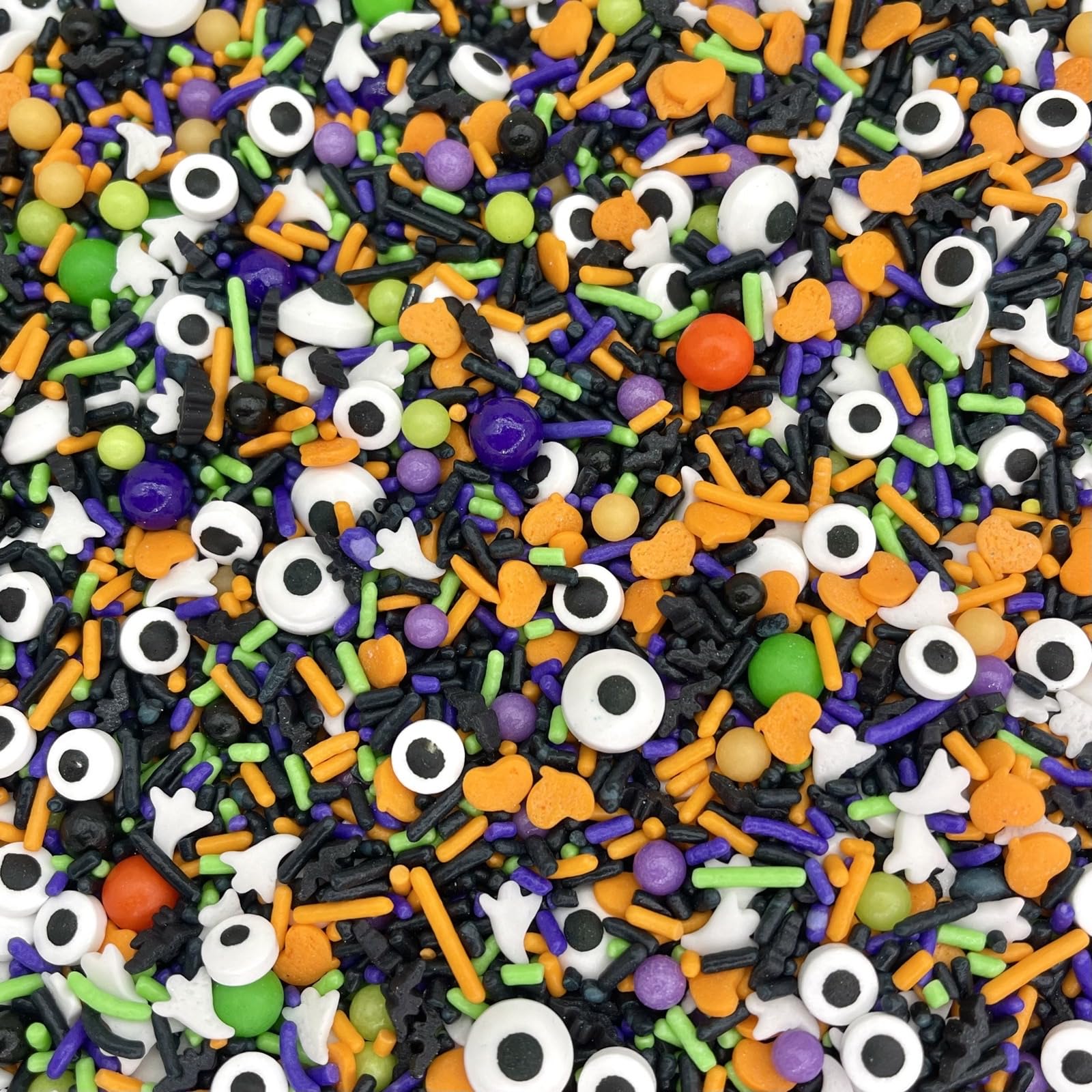 Manvscakes Halloween Sprinkles - Sprinkles For Cake Decorating, Edible Themed Sprinkles For Cookie Decorating, Chocolate Desserts, Cupcakes, Ice