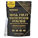 Pure Monk Fruit Sweetener No Erythritol - 100% Pure Monk Fruit Extract Powder, Zero Calorie Sugar Substitute, Keto Friendly, 5oz (450+ Servings)