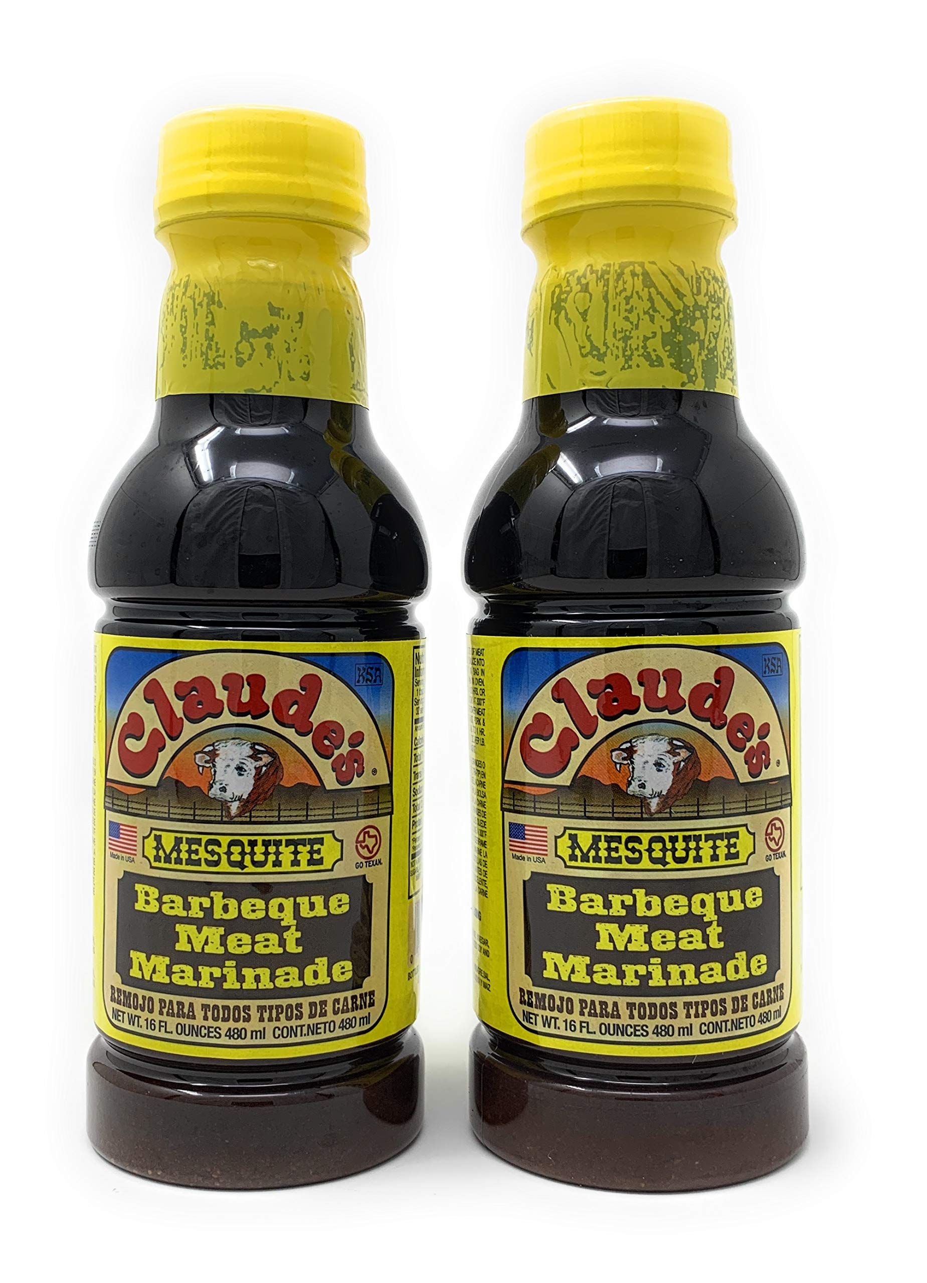 Claude's Sauces Mesquite Barbeque Meat Marinade, 16 FZ