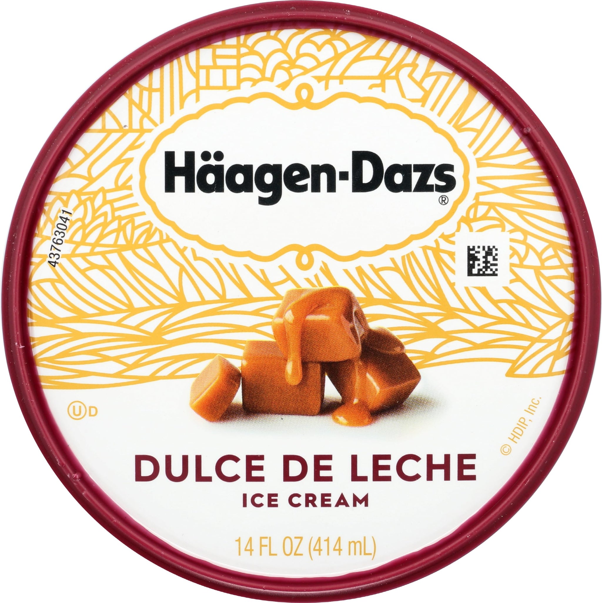 Haagen-Dazs, Dulce De Leche Ice Cream, 14 oz (Frozen)