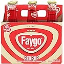 Faygo Redpop strawberry flavored soda, 12-fl. oz. glass bottles, 6-pack