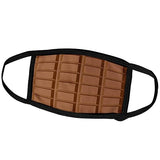 3dRose Face Mask Small, Fun Milk Chocolate Bar Squares Design for chocoholics and Chocolate Lovers
