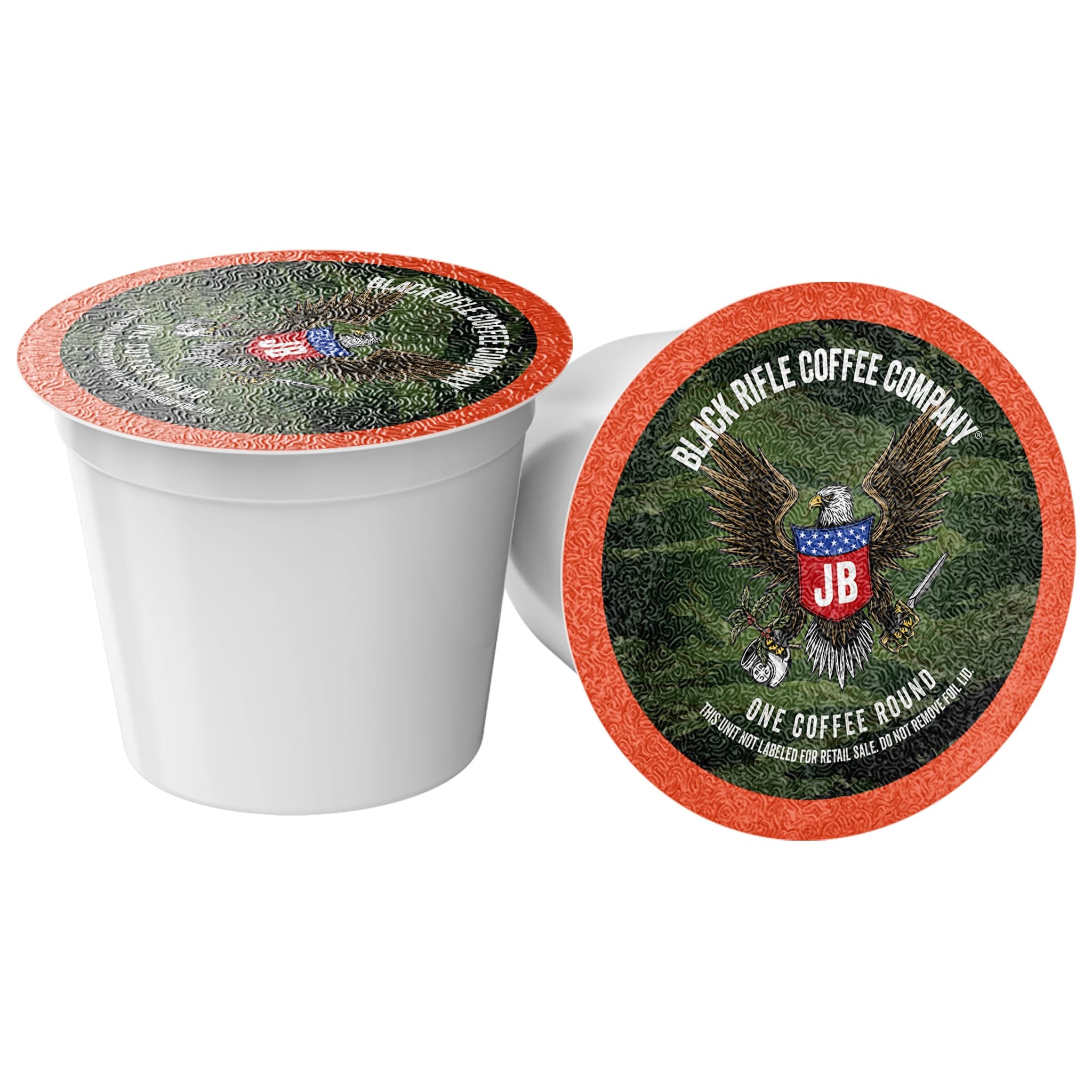 Black Rifle Coffee Company Just Black, 12 Count, Medium Roast K Cups - Single Serve K Cups Coffee Pods - Kcup Pods Compatible with Keurig 1.0 & 2.0
