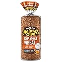 Nature's Own 100% Whole Wheat Bread with Honey, Sliced Whole Wheat Sandwich Bread, 16 oz Loaf