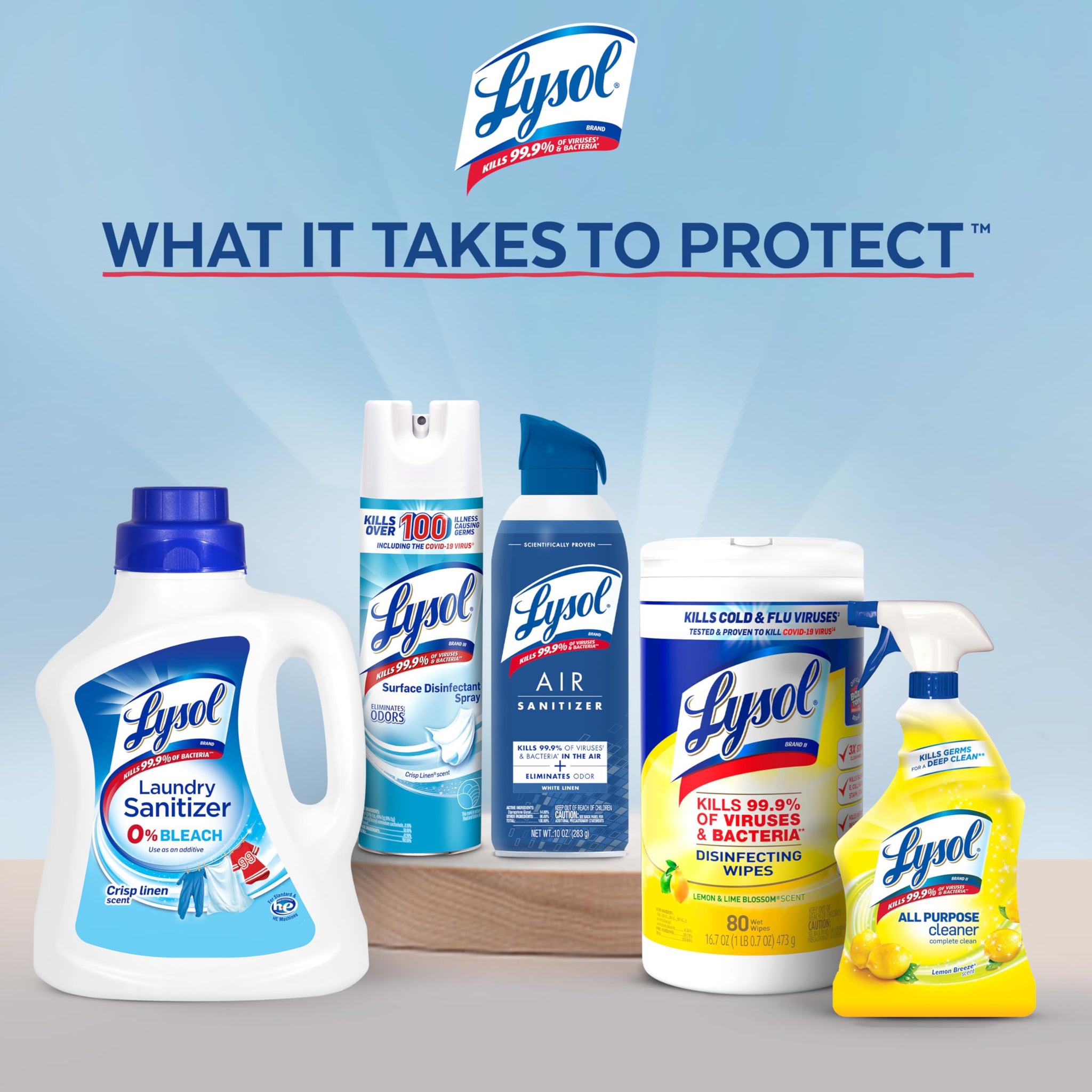 Lysol Air Sanitizer with Bacterial Odor Eliminator for Home & Office, Air Freshener Alternative, Cotton Blossom Scent, 10 oz (Pack of 3)