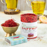 EXOTIC BioNaturals Saffron | Super Negin Grade A+ Saffron Spice | Non-GMO Verified Saffron Threads for Cooking Risotto, Paella, Bomba Rice, Golden