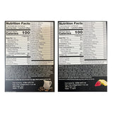 PROTIFIT - High Protein Caramel Caffe Latte & Strawberry Banana Pudding & Shake Mix 2 Pack, 15g Protein, Low Calorie, Low Fat, Low Carb, Aspartame