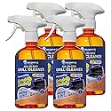 Grill Cleaner for Outdoor Grill - Bbq Cleaner Spray and Griddle Cleaner Kit with Grill Cleaning Tools and Citrus Cleaner 4 Pack