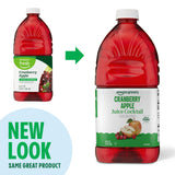 Amazon Grocery, Cranberry Apple Juice Cocktail, 64 Fl Oz