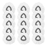 15-Pack Spin Mop Superior Replacement Heads - Compatible with O-Cedar EasyWring and Other Spin Mops, Durable and Washable Refills for Effortless Floor