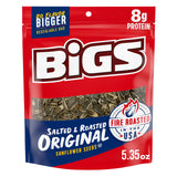 BIGS Original Salted & Roasted Sunflower Seeds, 5.35-Ounce Bags (Pack of 12)