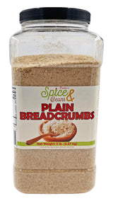 Plain Bread Crumbs | by Dasher's Spice & Beans | 5 lbs.
