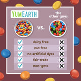 YumEarth Choco Yums, 5-0.7 Ounce Snack Packs, Allergy Friendly, Gluten Free, Non-GMO, Vegan, No Artificial Flavors or Dyes (3.5 Ounce (Pack of 1))