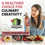 Brick House Raspberry Champagne Vinaigrette, 12 oz - Bold, Fruity Raspberry Vinaigrette Salad Dressing & Marinade - Low Sodium Salad Dressing, Low