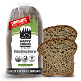 Happy Campers Hemp Hemp Hooray Gluten Free Bread, Multi-Grain, Non-GMO, Vegan, Organic, 17.4 oz Loaf (Pack of 4)