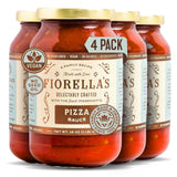 Fiorella's Premium Pizza Sauce Made with Fresh Ingredients - Seed Oil Free, No Sugar Added, Vegan, Gluten Free, No Preservatives Added, Pizza Sauce