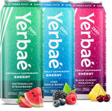 Yerbaé Energy Beverage - Variety Power Pack, 0 Sugar, 0 Calories, 0 Carbs. Yerbae is Energized by Yerba Mate, Plant-Based, Healthy Alternative