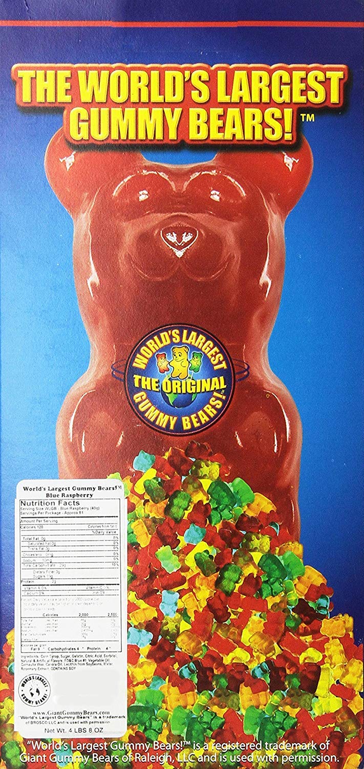 Giant Gummy Bear - Blue Raspberry - 5 lbs