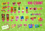 Mexican Candy Mix Assortment, Dulces mexicanos, Includes Vero mango, Salsaghetti, Peloneta, Pelon pelo rico, bulk candies, pulparindo, candy box