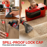 Shop-Vac Carpet Cleaner Solution, 8Fl Oz, Low Foam Upholstery Cleaner Solution For All Carpets, Upholstery & Area Rugs, Dissolves Dirt, Grime, Pet