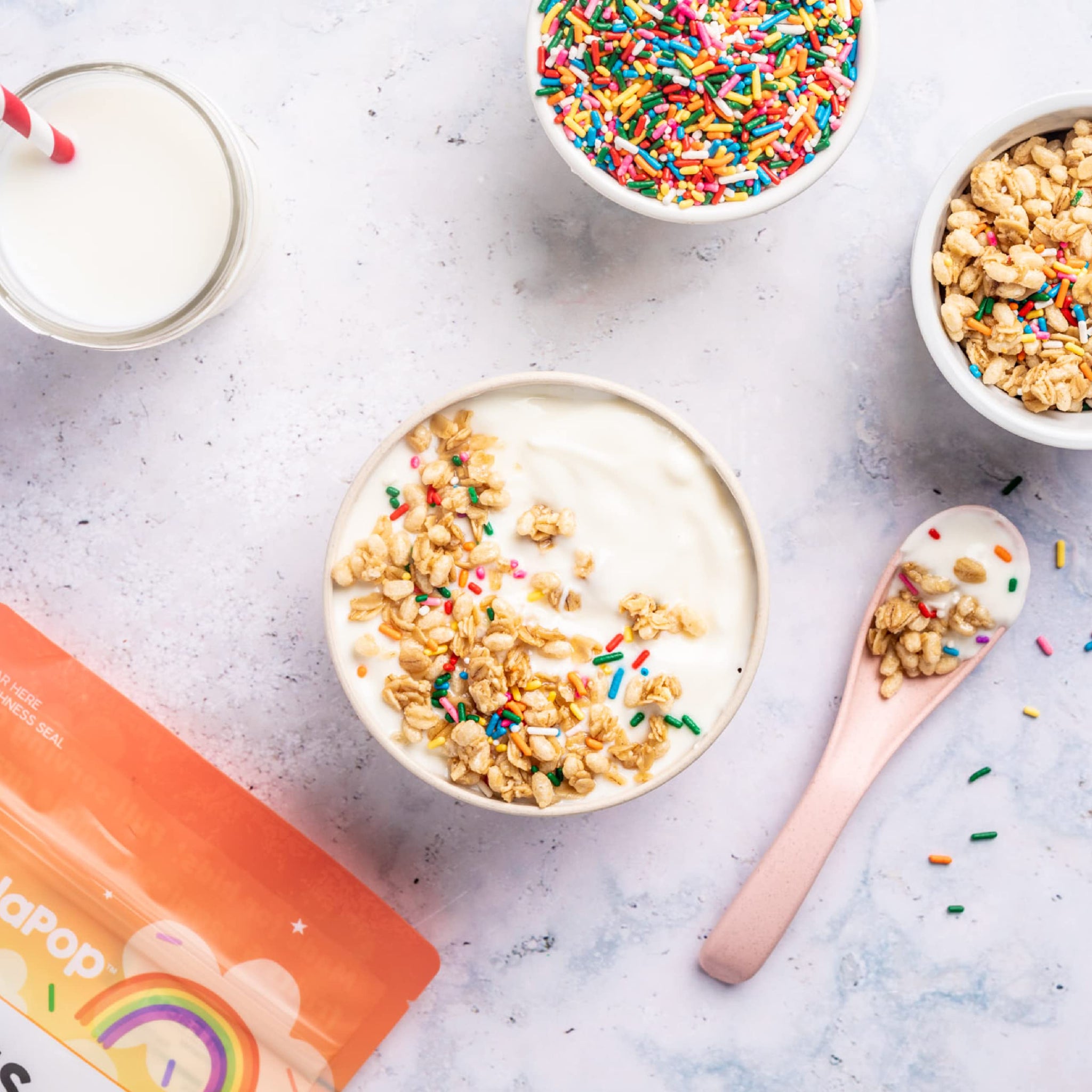 This Saves Lives Kids' GranolaPop, 5 Flavor Granola Variety Pack, Healthy Safe-For-School Kids' Breakfast and Snack, Vegan, Gluten Free, Nut Free
