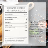 Borsari Coffee Rub Seasoning - Gourmet Rib Rub Seasoning and Dry Rub - Coffee Rub Seasoning with Coffee Spices and Cocoa - All Natural Coffee Rub for