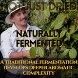 Yupanqui CULTURED BLACK Pepper Family Reserve Fermented Black Peppercorns Whole Gourmet Peppercorns for Grinder Refill Dawn Roasted Peppercorns