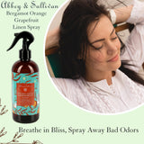 Abbey & Sullivan Linen Spray, Berg. Orange Grapefruit, 16 oz