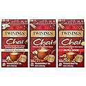 Twinings Chai Tea Variety 3-Pack - Chai, Ultra Spice Chai, and French Vanilla Chai, Caffeinated Black Tea Bags, 20 Count Each