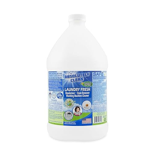 Absolutely Clean Amazing Laundry detergent liquid Stain and Odor Remover, Naturally Based Formula (USA Made)