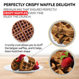 OldSoul Professional Belgian Waffle Mix | 5 Lbs | Crispy | Chocolate Flavour | 28 Waffles (5 Lbs, Traditional)