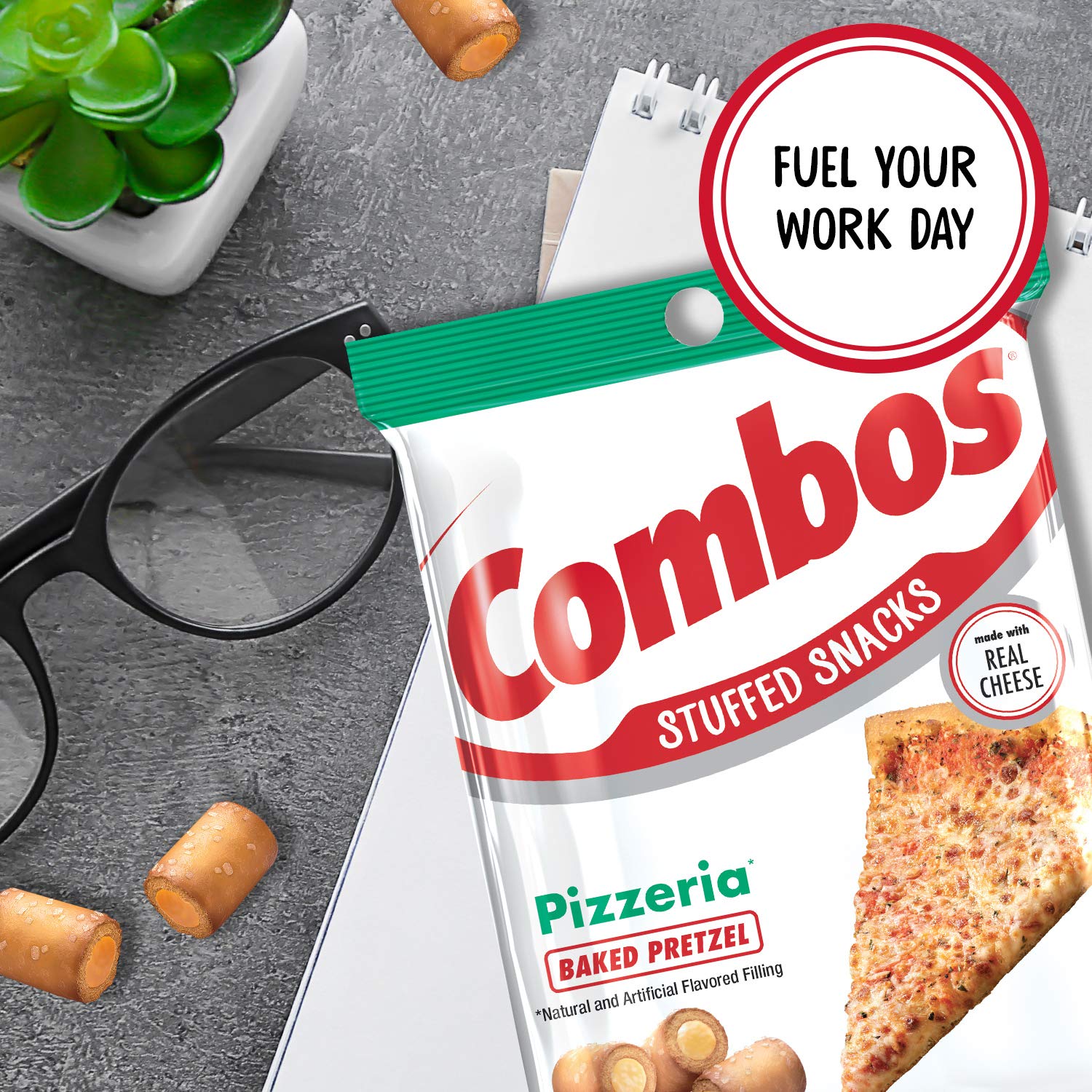 Combos, Pizzeria Pretzel Baked Snacks 6.3-Ounce