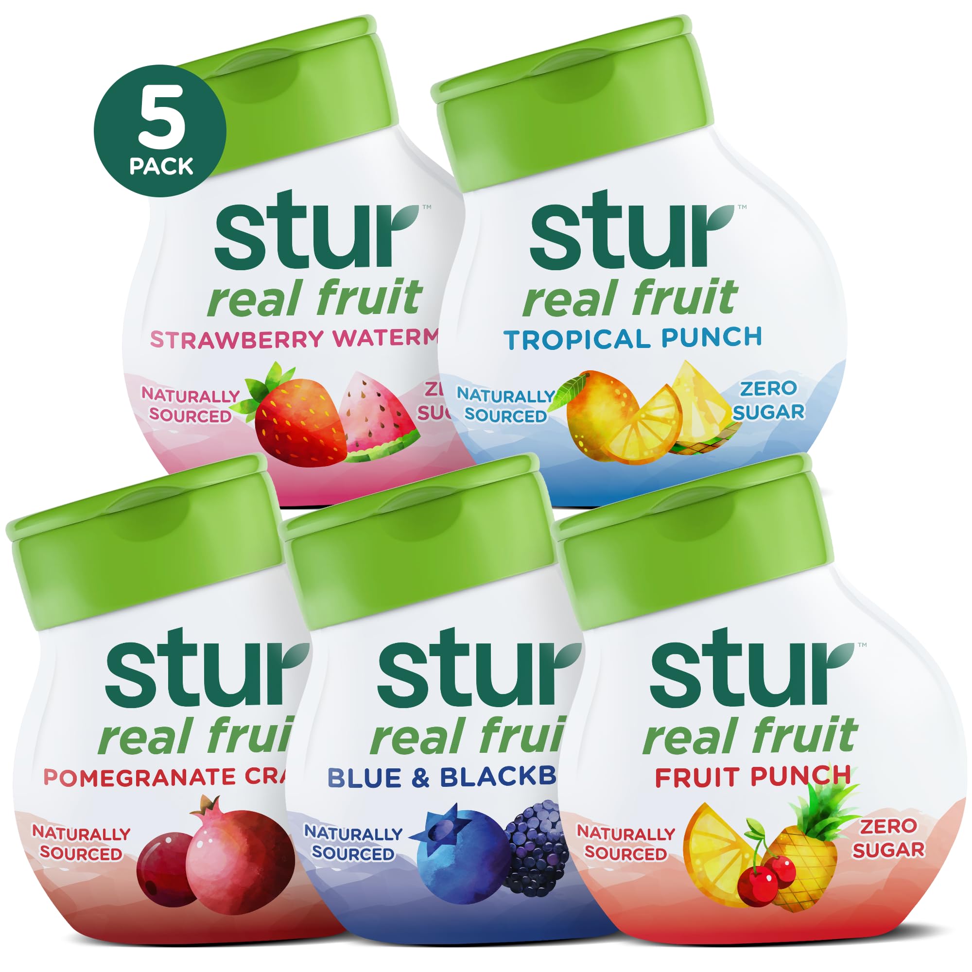 Stur Liquid Water Enhancer | Classic Variety Pack | Naturally Sweetened | High in Vitamin C & Antioxidants | Sugar Free | Zero Calories | Keto | Vegan