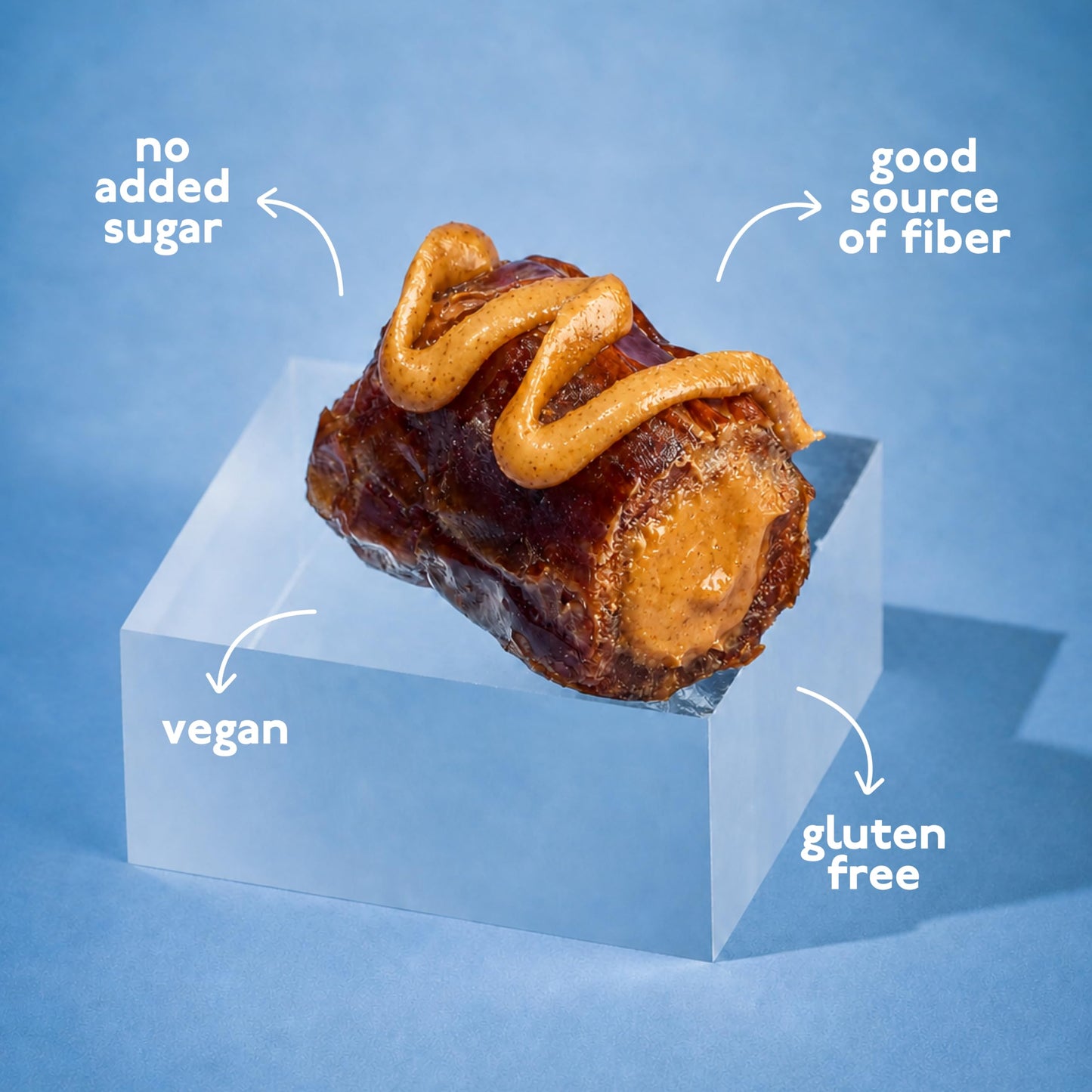 Realsy Stuffed Medjool Dates, Organic Dates with No Sugar Added, Gluten-Free, Vegan, All Natural Healthy Snack, Single Wrapped (40 ct) (Peanut Butter)