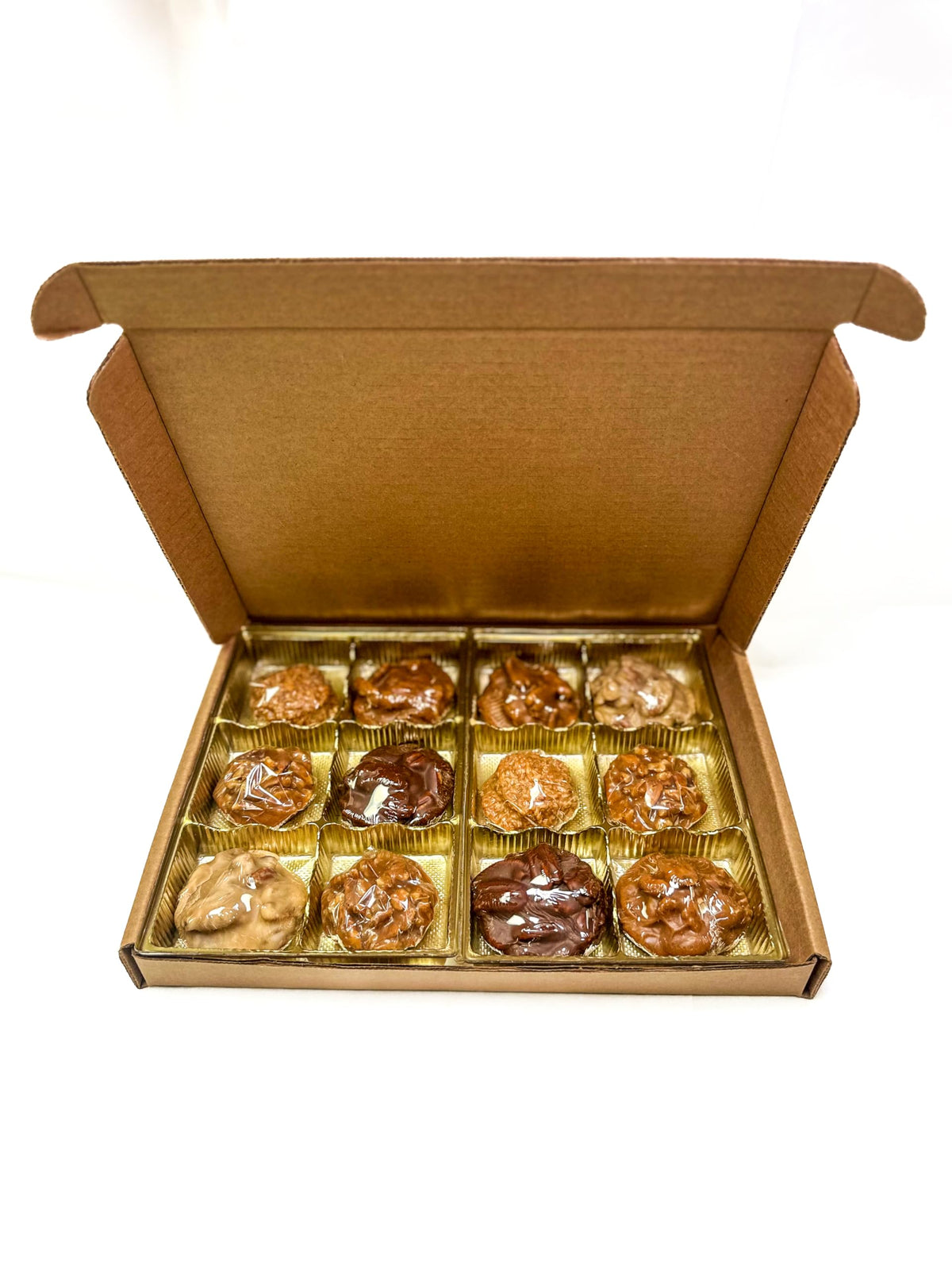 Aunt Aggie De's Box of 12 Pralines, 2 oz (Assortment)