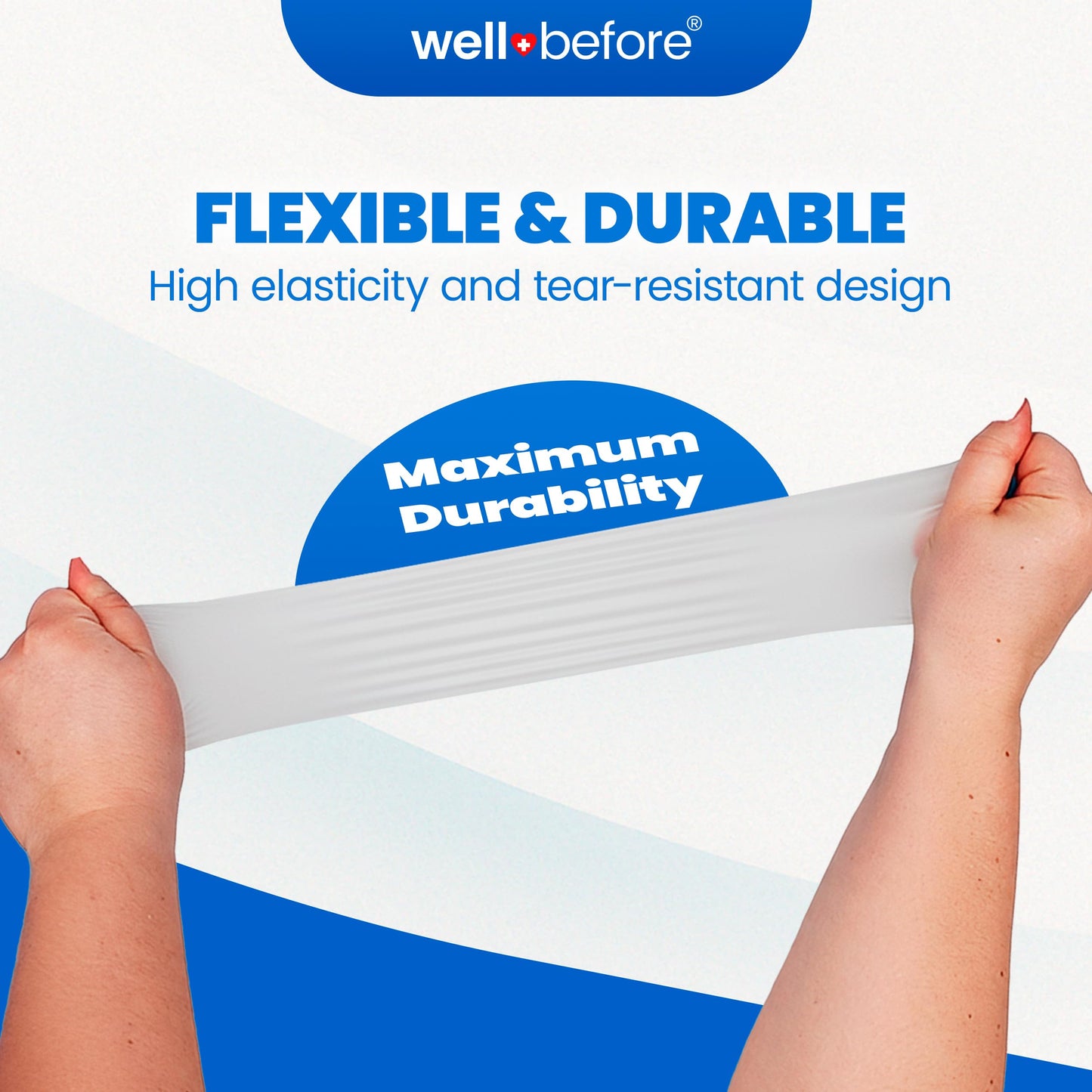 Well Before Disposable Synmax 4g Food Grade Vinyl Gloves, Clear, Medium, 200 Count - Latex-Free, Powder-Free Disposable Gloves for Healthcare & Food