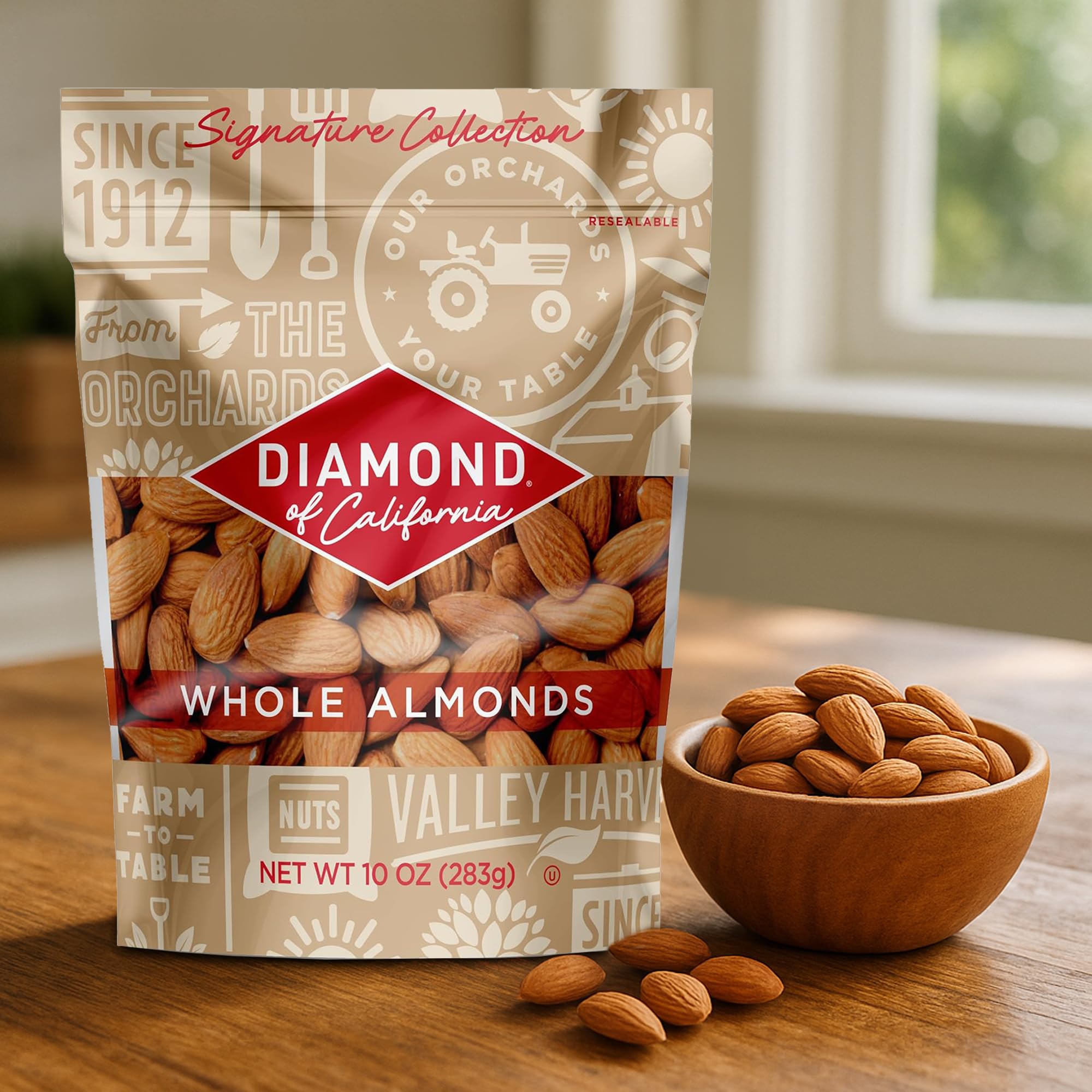 Diamond of California In-Shell Peerless Almonds, 16.0 oz Bag