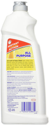 Soft Scrub Total All Purpose Bath & Kitchen cleanser, lemon Scent 24 Oz (Pack Of 9), White