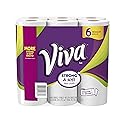 VIVA Choose-A-Sheet Paper Towels White Regular Roll 6 Count, Cloth-Like Texture, Strong & Soft Paper Towels for Ultimate Clean, 6 Count (Pack of 1)