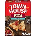 Town House Pita Oven Baked Crackers, Party Snacks, Game Day, Sea Salt 9.5oz Box