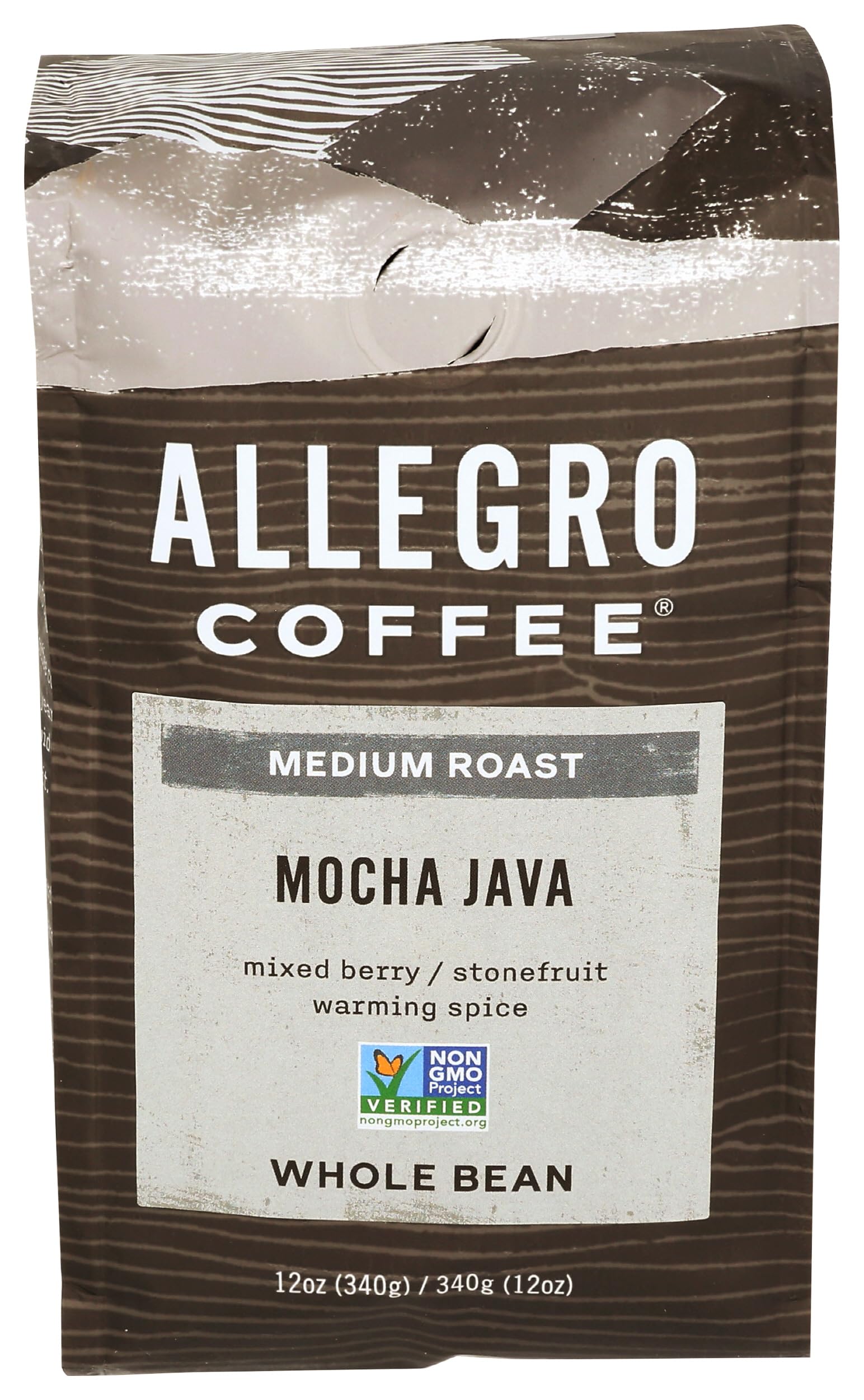Allegro Coffee Mocha Java Whole Bean Coffee, 12 oz
