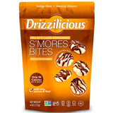 Drizzilicious Mini Flavored Rice Cakes S'mores - Rice Crisps, Healthy Snack for Adults and Kids, Vegan, Gluten Free Snack, Allergen Free, Only 90