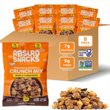 Absurd Snacks Chickpea & Granola Crunch Mix, Nut-Free, Gluten-Free, Plant-Based Snack, Good Source of Protein & Fiber 1.5 Ounce (Pack of 8), Maple