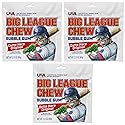 Big League Chew Original Bubble Gum 3-Pack - 2.12oz Packets - Original Baseball Gum - Big League Chew Baseball Candy Set for Treats, Party Favors